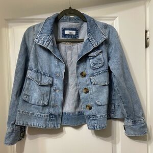 Loft denim utility jacket